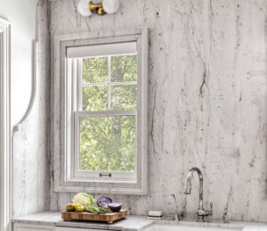 Quartzite Kitchen Detail by Stone Fabricators