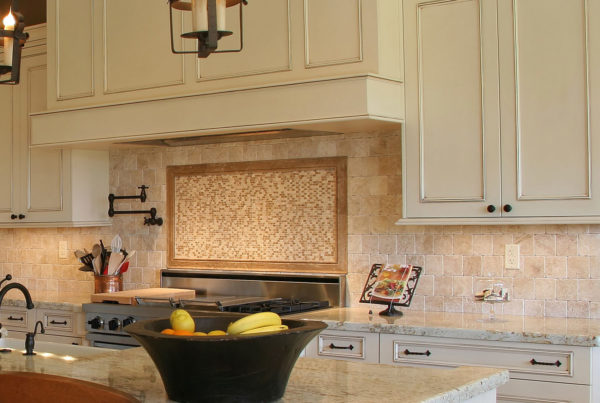 Custom Stone Backsplash