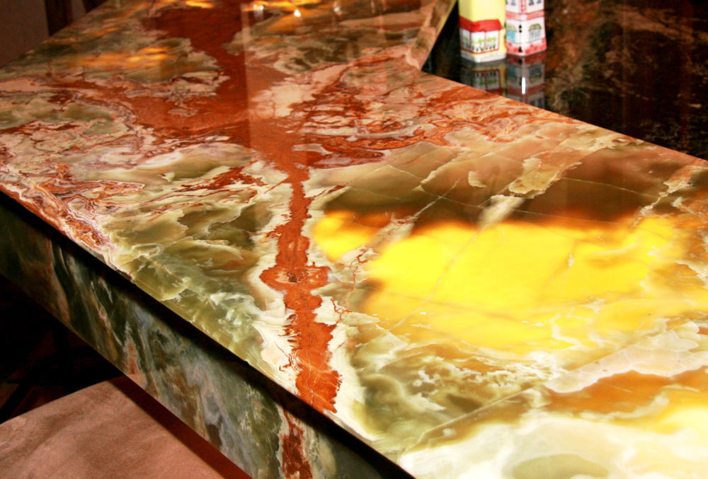 Backlit Stone Counter Top