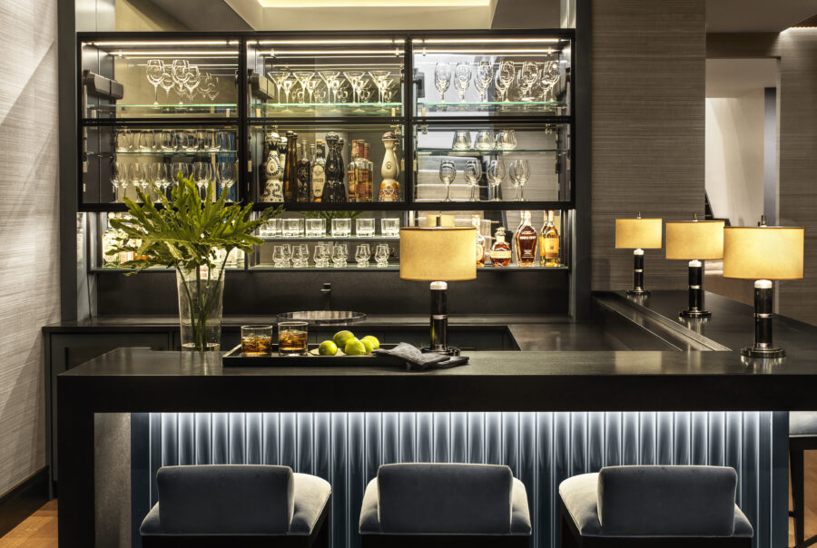 Custom black bar counter top stone
