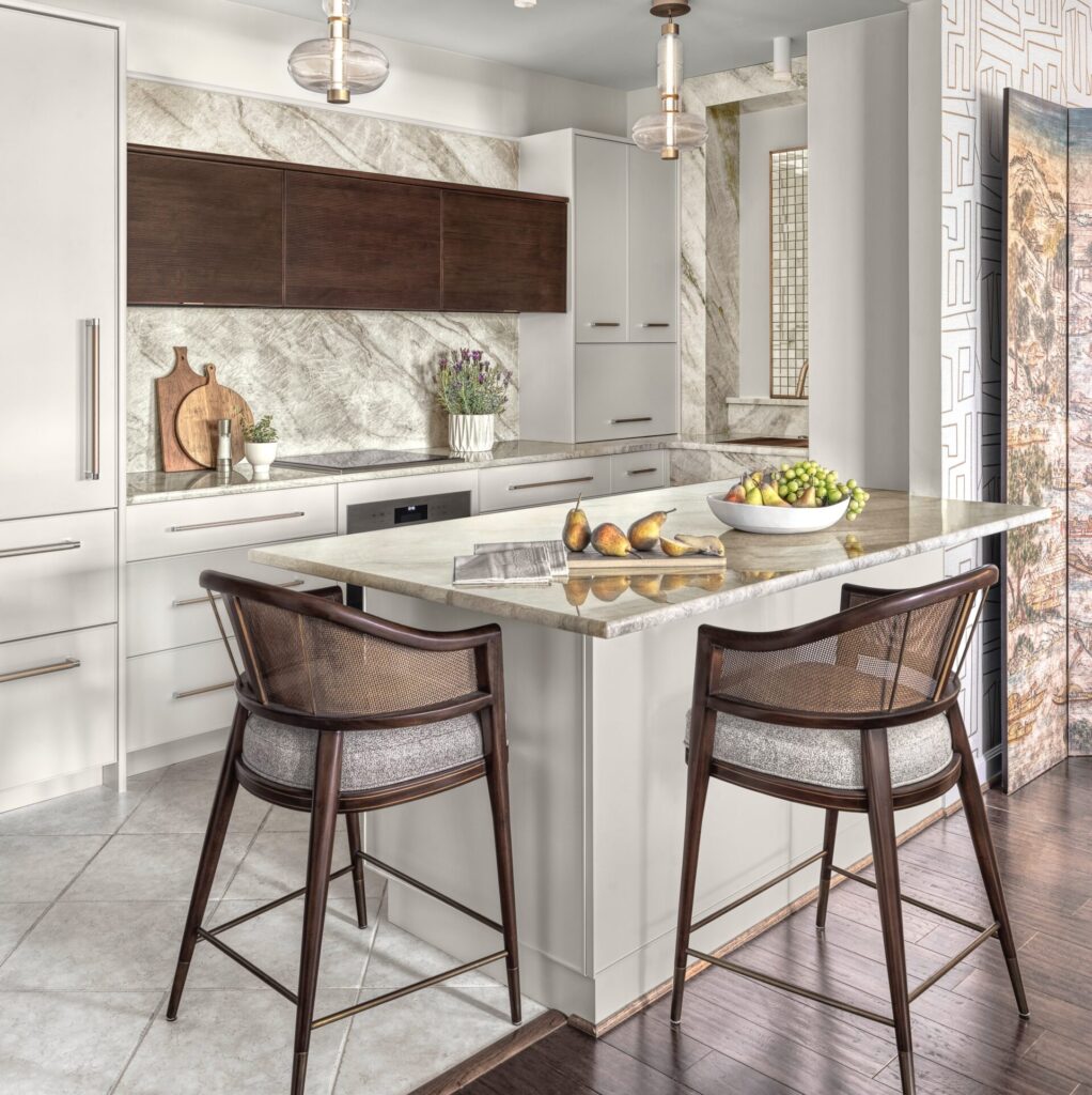 best stone for Missouri homes- quartzite kitchen