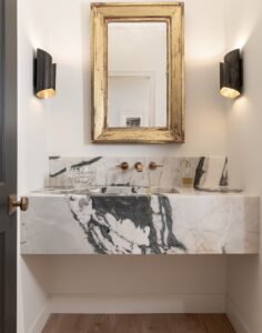 Floating Vanity by Stone Fabricators